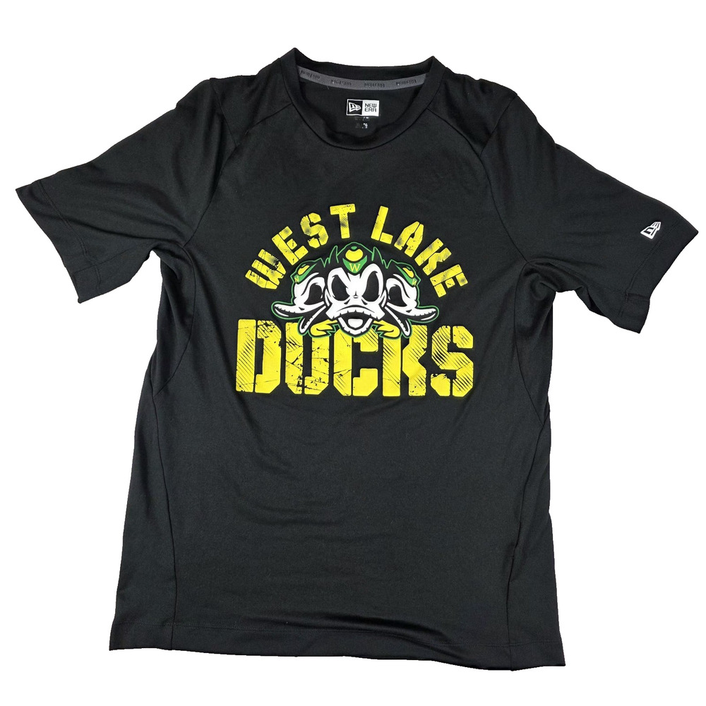 New Era West Lake Ducks Youth XL Black Performance Shirt Boys